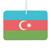Luftfreaks mit der Flagge Aserbaidschans Autolufterfrischer (Vorderseite)