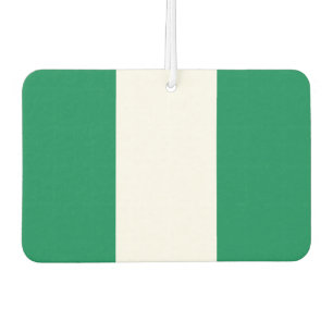 Luftfreaks mit der Flagge Nigerias Autolufterfrischer
