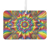 Luftfreaks mit LGBTQ-Farbgebung Autolufterfrischer (Rückseite)