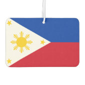 Luftfreunde mit Flagge auf den Philippinen Autolufterfrischer (Rückseite)