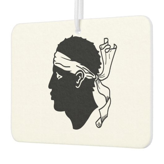 Luftfreunde mit Flagge auf Korsika Autolufterfrischer (Links)