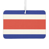 Luftfreunde mit Flagge Costa Ricas Autolufterfrischer (Rückseite)