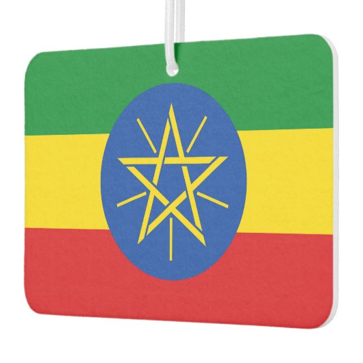 Luftfreunde mit Flagge in Äthiopien Autolufterfrischer (Links)