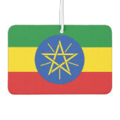 Luftfreunde mit Flagge in Äthiopien Autolufterfrischer (Vorderseite)
