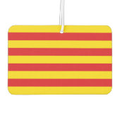 Luftfreunde mit Flagge Kataloniens Autolufterfrischer (Rückseite)