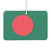 Luftfreunde mit Flagge von Bangaldesh Autolufterfrischer (Rückseite)