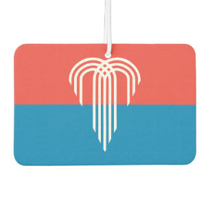 Luftfreunde mit Flagge von Kansas City Autolufterfrischer