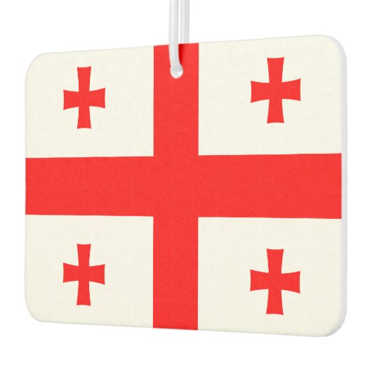 Luftfreunde mit georgischer Flagge Autolufterfrischer (Links)