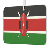 Luftfreunde mit kenianischer Flagge Autolufterfrischer (Links)