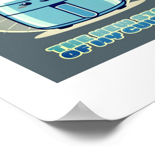 Luftfussküchenplakat Poster (Ecke)