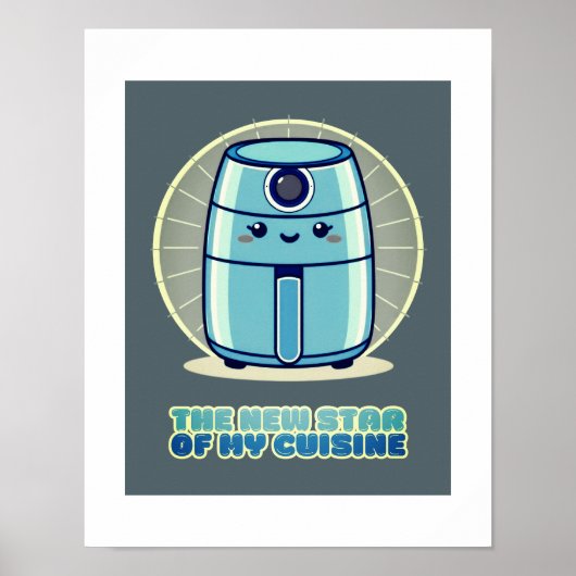 Luftfussküchenplakat Poster (Vorne)