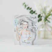 Luftgoddess-Postkarte Postkarte (Stehend Vorderseite)