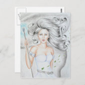 Luftgoddess-Postkarte Postkarte (Vorne/Hinten)