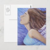 Luftgodess Flying Postcard Postkarte (Vorne/Hinten)