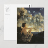 Lufth замки, Maxfield Parrish Feine Vintage Postkarte (Vorne/Hinten)