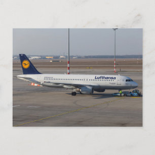Lufthansa A320-211 Postkarte