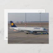 Lufthansa A 320-211 Postkarte (Vorne/Hinten)