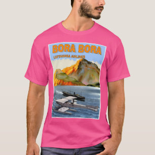 Lufthansa Airlines fliegen Vintag nach Bora Bora T T-Shirt
