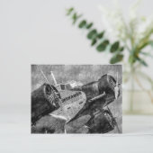 Lufthansa Junkers Ju 52 Vintag Postkarte (Stehend Vorderseite)