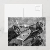 Lufthansa Junkers Ju 52 Vintag Postkarte (Vorne/Hinten)