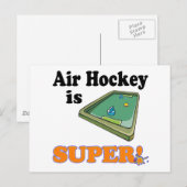 Lufthockey ist super postkarte (Vorne/Hinten)