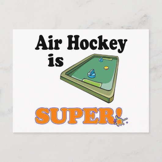 Lufthockey ist super postkarte (Vorderseite)