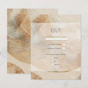 Luftig Neutral Natürlich Element Boheme Boho RSVP Einladung