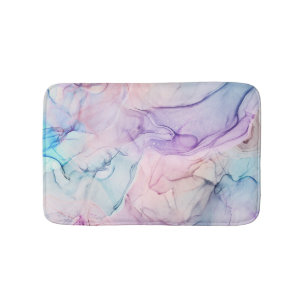 Luftige Ätherische Pastell-Wasserfarbe Tinten-Fant Badematte