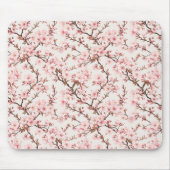 Luftige Kirschblüten-Botanical-Art Mousepad (Vorne)