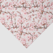Luftige Kirschblüten-Botanical-Art Seidenpapier (Ausschnitt)