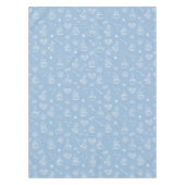 Luftiges Blau der Teezeit Tischdecke (Vorderseite)