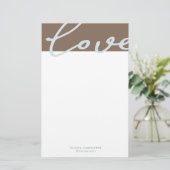 Luftiges Pastell | Personalisiertes Briefpapier (Stehend Vorderseite)
