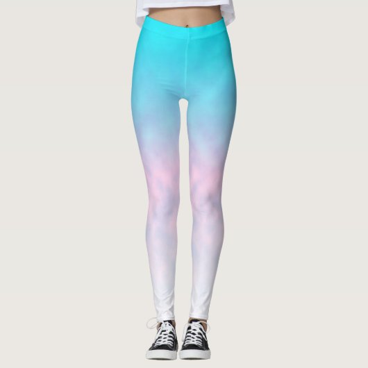 Luftiges Verblassen Leggings (Vorderseite)