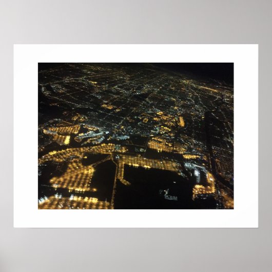 Luftkalifornische Farbfotografie Poster (Vorne)