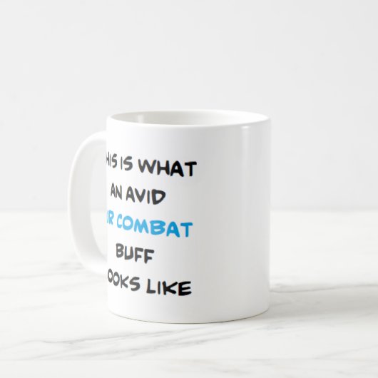 Luftkampfflugzeug, eifrig kaffeetasse (Vorderseite Links)