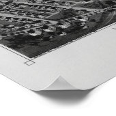 Luftkarte Birdsboro PA Pennsylvania Poster 1890 (Ecke)