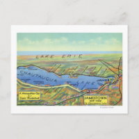 Luftkarte für See und umliegende Städte