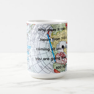 Luftkarte Kaffeetasse