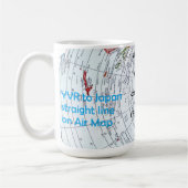 Luftkarte Kaffeetasse (Links)