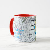 Luftkarte Tasse (Vorderseite Links)