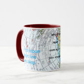 Luftkarte Tasse (Vorderseite Links)