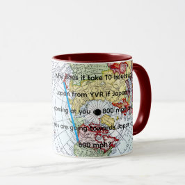 Luftkarte Tasse