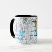 Luftkarte Tasse (Vorderseite Links)