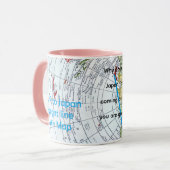 Luftkarte Tasse (Vorderseite Links)