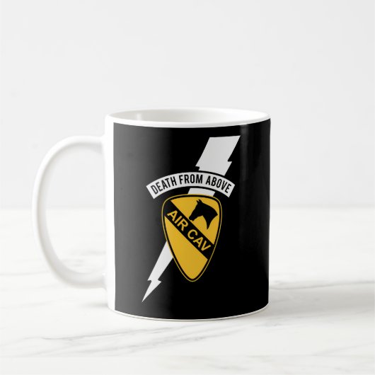 Luftkavallerie Helicopter Abzeichen 1. Kaffeetasse (Links)