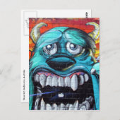 Luftkissenmonster Postkarte (Vorne/Hinten)