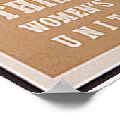 Luftkorp der Frauen Poster (Ecke)