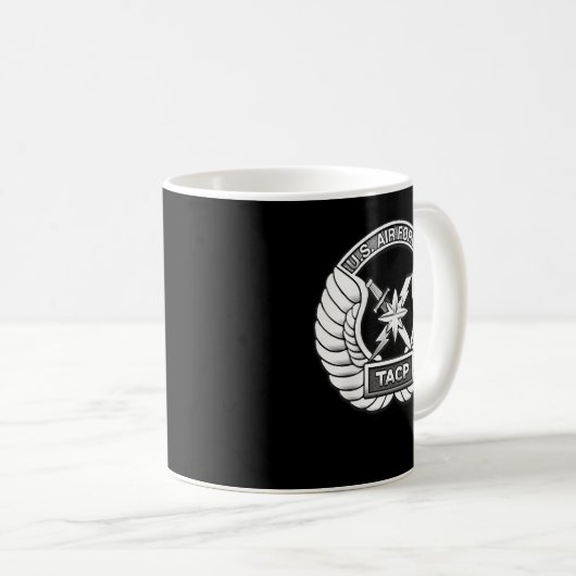 LUFTKRAFT TACTICAL AIR KONTROLLE PARTY TACP PATCH  KAFFEETASSE (VorderseiteRechts)