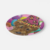 LUFTKRIEGER PAPPTELLER (Schrägansicht)