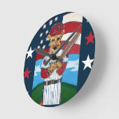 LUFTKRIEGER RUNDE WANDUHR (Winkel)